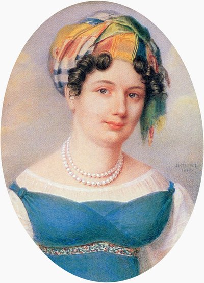 Ekaterina Karamzina by Jean Henri Benner